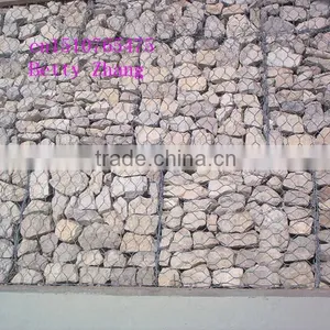 High Zinc Galvanized Gabion Boxes/PVC Coated Gabion Baskets/stone Cage (direct Factory) thumbnail-2