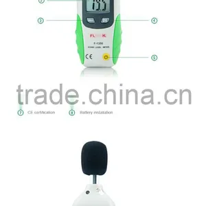F-1350 Decibel Meter Digital LCD Display 40-130dB Sound Level Meter With Alarm thumbnail-5