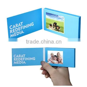 2016 Hot Selling 4.3inch Invitation Video Brochure Lcd Video Screen Brochure for Gifts thumbnail-2