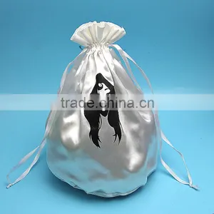 Soft Satin Black Drawstring Pouch for Jewelery Soap Herbs Buttons Favor Bag thumbnail-4