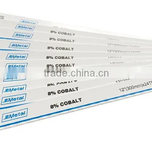 Top Quality Hand Saw Blades 8%COBALT Bi Metal Hand Saw Blades 24TPI Flexible Hacksaw thumbnail-3