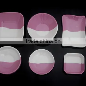 100% Mealmine A5top Food Grade Safe Melmac Dinnerware Set for Dinner thumbnail-1