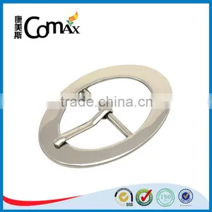 High Quality Fashion Oval Tri-Glide Nickel Metal Pin Buckle thumbnail-3