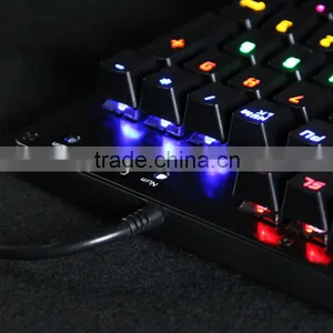 Led Backlight Metal Gaming Mechanical Keyboard thumbnail-4