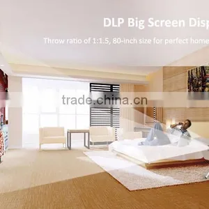 4 Core Cpu Build in Speakers Dlp Link 3d Home Theater 4K Full hd 3d Led Projector thumbnail-5