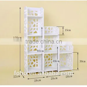 Storage Shelf With Book or Flower,Modern Bookcase Cabinet Style Mini Storage Rack,home Storage Rack &Organizer Cube Book Shelf thumbnail-5