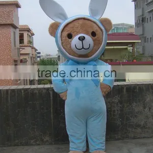 Funny Rabbit Ear Teddy Bear Mascot Costume/mascot Costume/mascot thumbnail-1
