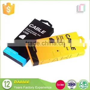 Different Design Color Printed Recyclable Usb Cable Package Box thumbnail-4