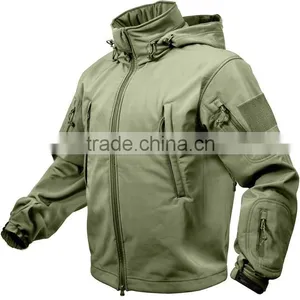 2016 Soft Shell Jacket - Tactical Hooded Softshell Jacket thumbnail-1