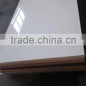 E1 Formaldehyde Emission Standards and First-Class Grade 9mm Popular Selling High Gloss UV Board UV MDF Board for Decoration thumbnail-2