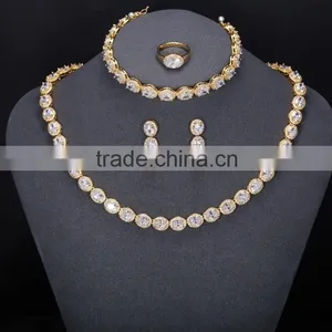 Fashion Gold Plated Jewelry Set From Dubai,brass Jewelry Set Latest thumbnail-4