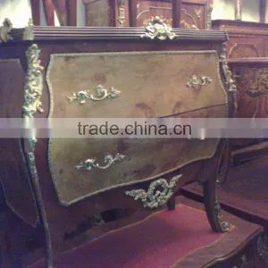 French Bombe Chest of Drawers thumbnail-3