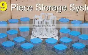 Kitchen Storage Bins Plastic Jar Spice Jar Food Storage Box Grain Bins Kitchen Accessories thumbnail-1
