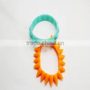 Silicone Beads Bracelets Fashion Wristbands thumbnail-5