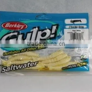 100% Natural Berkley Gulp Saltwater Pearl White Baby Shrimp Fishing Lure thumbnail-1