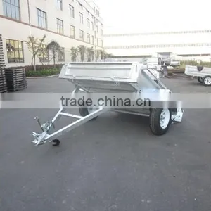 2016 Australia Hot Sales!!! 9x5ft High Quality Hot Dipped Galvanized Single Axle Heavy Duty Fully Welded Box Trailer thumbnail-4