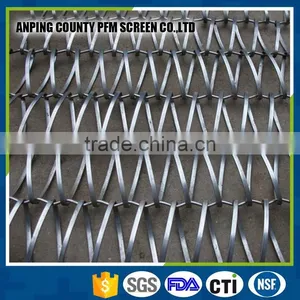 Expanded Stainless Steel Wire Mesh Sheet Metal Conveyor Belt For Construction thumbnail-1