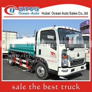SINOTRUK HOWO 4000liter 4X2 Small Water Tanker for Sale thumbnail-1