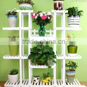 Wholesales Unique Indoor Wooden Plant Flower Stand thumbnail-1