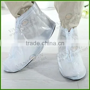 Transparent Plastic Rain Shoe Cover for Man thumbnail-1