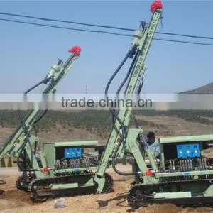 High Air Pressure Crawler Hydraulic Drilling Rig D100YA2 For Depth 30 Meters thumbnail-6