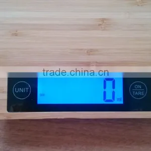 Bamboo Platform Kitchen Use Food Weighing Scale thumbnail-3