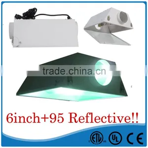 THE HOOD 6inch AIR COOLED REFLECTOR 6 INCH VENTS FOR HYDROPONICS GREENHOUSE thumbnail-1