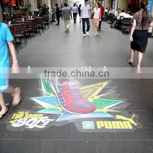 Floor Vinyl Sticker, Advertising Printing Floor Self Adhesive Vinyl thumbnail-3