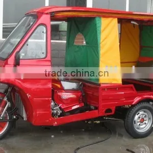 150cc Cargo Tricycle With Cabin and Closed Box Roof thumbnail-1