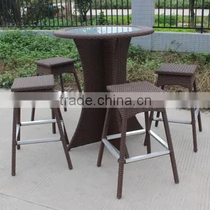 Western Modern Outdoor Wicker Bar Furniture (CF878) thumbnail-2