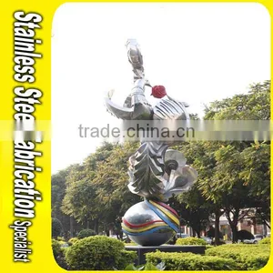 Abstract Sculpture Modern Sculpture Stainless Steel Statue thumbnail-3
