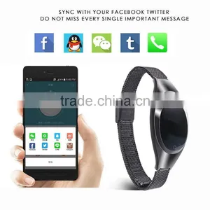 Multi-functional Smart Bracelet With Blood Pressure Monitor/Sleeping Quality Monitor/Clock/Call Reminder, Best Jewelry Bracelet thumbnail-4