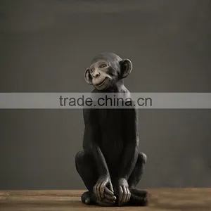 Polyresin Modern Design Hand Painting Monkey Figurine thumbnail-1
