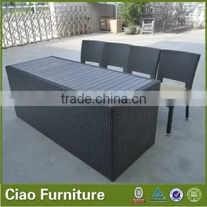 Outdoor Furniture Lazy Susan High End Outdoor Wicker Rattan Bar Furniture thumbnail-4