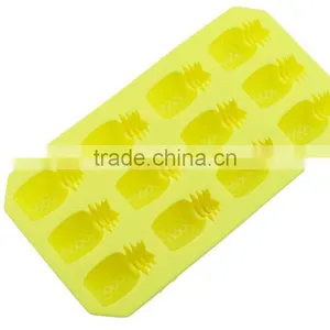 Creatived Colorful Pineapple Silicone Eco-friendly Ice Cube Tray thumbnail-1