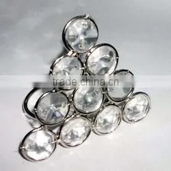Crystal Beaded Wedding Napkin Rings for Sale thumbnail-1