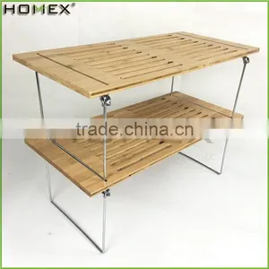 Bamboo Dish Drying Rack Towel Rack Homex-BSCI Factory thumbnail-5