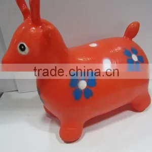 Painted Inflatable Toys for Children Jumping Horse thumbnail-2