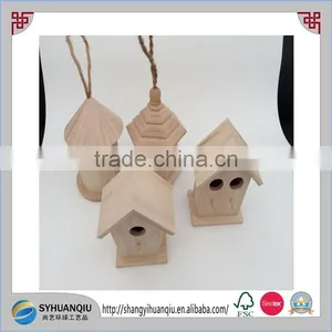 Small and Wildlife Use Wooden Bird Houses thumbnail-2