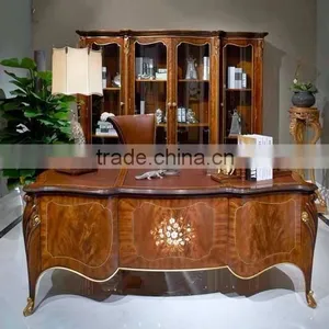 Luxurious Royal Solid Wood King Chair With Wheels, Imperial Carved Wooden Throne Armchair With Golden Tassel BF12-04264c thumbnail-5