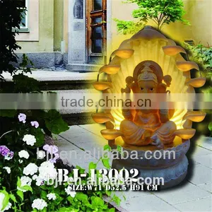 Wholesale Resin Water Features Fountain Lord Ganesh Statue for Sale thumbnail-1