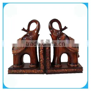 Resin Elephant Craft Bookend for Home Decor thumbnail-1