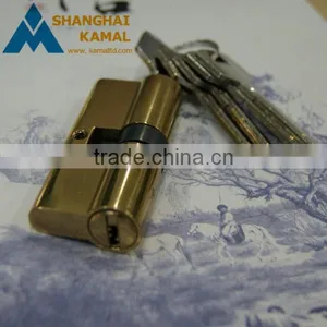 Euro Standard Solid Brass Door Lock Cylinder thumbnail-1