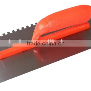 Plastic Handle Plaster Trowel / Putty Knife With Teeth thumbnail-1