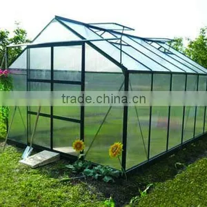 10*14ft Cheap Price Garden Aluminum Greenhouse thumbnail-1