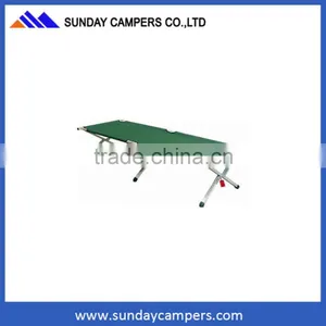 Outdoor Ultralight Folding Bed Portable Aluminium Alloy Cots Camping Tent Bed thumbnail-1