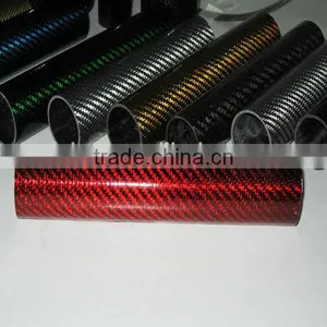 3K Colorful Carbon Fiber Tube thumbnail-1