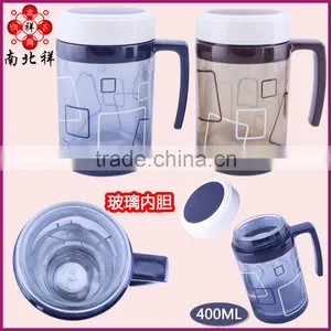 400ML Glass Keep Warm Mug Water Bottle thumbnail-1