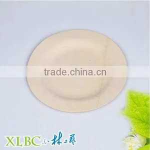 Nature Round Bamboo Leaf Plate for High Quality thumbnail-1