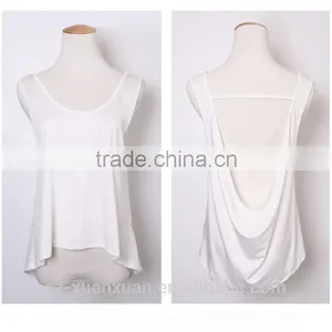2017 Wholesale Women Gym Tank Sports Fitness Shirt Yoga Top thumbnail-2